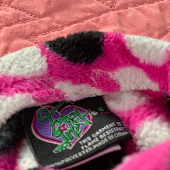 Fancy Girlz Fluffy Polkadotted Pj Shorts - Picture 3 of 3